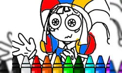 Pomni Coloring Book image