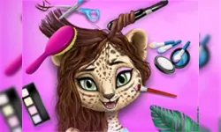 Jungle Animal Summer Makeover Game image
