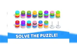 Color Hoop Stack - Puzzle image