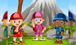Kids Camping Hidden Stars image