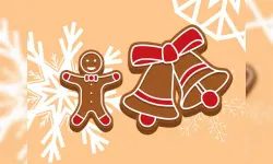 Gingerbread Man Coloring image