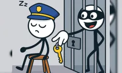 Thief Puzzle Long Hand Game image
