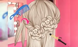 Bride Wedding Hair Design image