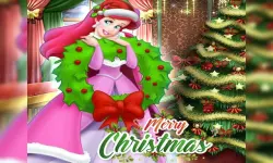 Ariel The Little Mermaid Christmas Dres Up image