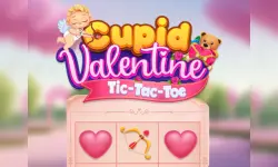 Cupid Valentine Tic Tac Toe image