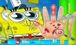 Spongebob Hand Doctor Game Online - Hospital Surge image