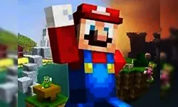 Minecraft Mario Jigsaw Puzzle image