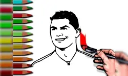 Ronaldo Coloring Book image