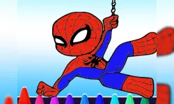 Spiderman Coloring Game image