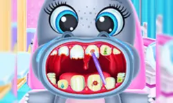 Baby Hippo Dental Care - Fun Surgery Game image