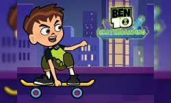 Ben 10 Skateboarding image
