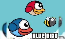 Flying Blue Bird image