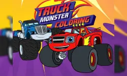 Blaze Monster Truck Coloring Book image