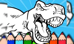 Coloring Dinos For Kids image