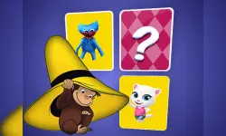 Curious George Memory Card Match image