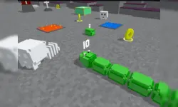 Slither Blocky Snake 3D image