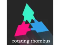 image bg rotating triangle