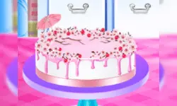 Cherry Blossom Cake Cooking - Food Game image
