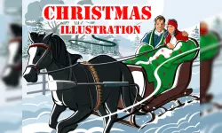 Christmas Illustration Puzzle image