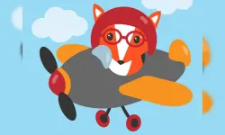 Cute Planes Coloring image