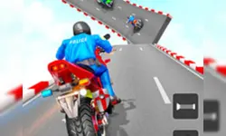 Mega Ramp Stunt Moto - Fun & Run 3D Game image