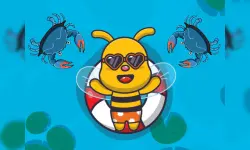 Swimming Bee image