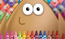 Pou Coloring image