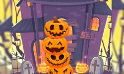 Pumpkin tower halloween image