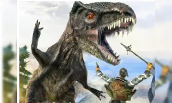 DINOSAUR HUNTING DINO ATTACK Jigsaw image