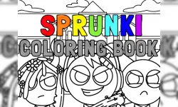 Sprunki Coloring Book game image