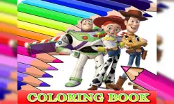 Coloring Book for Toy Story image