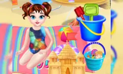 Baby Taylor At Beach image