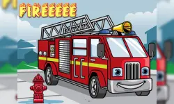 Fire Truck Jigsaw image