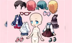 Chibi Anime Princess Doll image