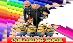 Coloring Book for Despicable Me Printable image