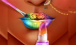 Lip Art - The Perfect Lipstick Makeup Game image