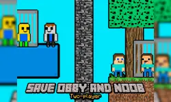 Save Obby and Noob Two players image