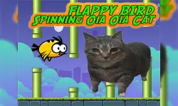 image bg Flappy Bird Spinning oia oia Cat