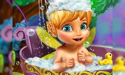 Baby Panda bath image