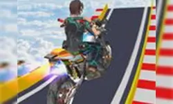 Mega Ramp Stunt Moto Game image