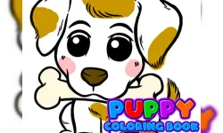 Puppy Coloring Book image