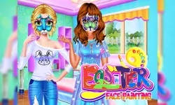 Easter Face Painting image