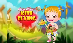 Baby Hazel Kite Flying image