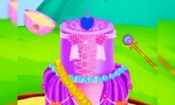 Princess Dress Cake - Fondant Cakes image
