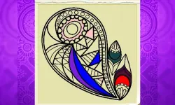 Mandala Coloring image