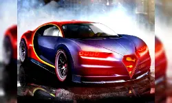 Racing Bugatti Jigsaw Puzzle image