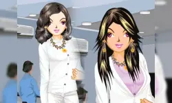 Office Girl Dress up image