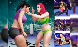 Women Wrestling Fight Revolution: Fighting Games image