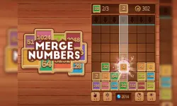 Merge Numbers : Wooden edition image