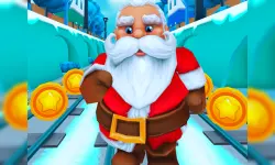 Subway Santa Runner Christmas image